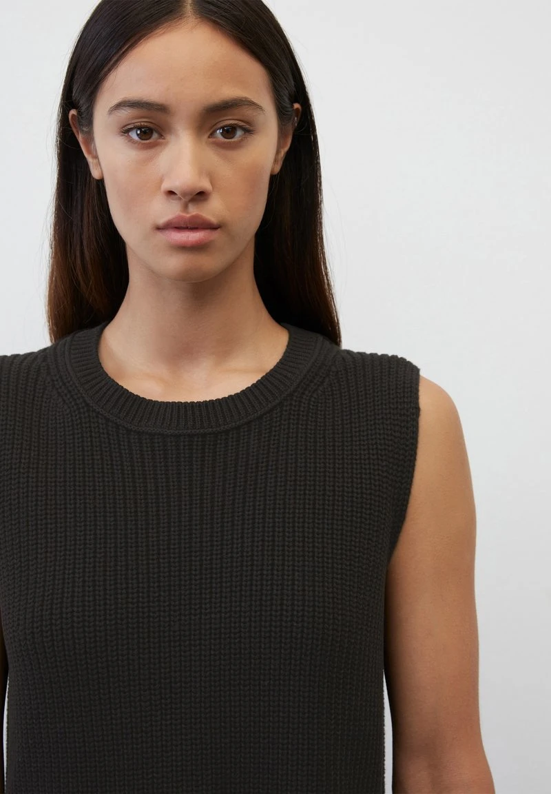 Marc O'Polo PULLUNDER SLEEVELES ROUND NECK - Strickpullover - Black 3 Marc O'Polo PULLUNDER SLEEVELES ROUND NECK - Strickpullover - Black – Bild 3