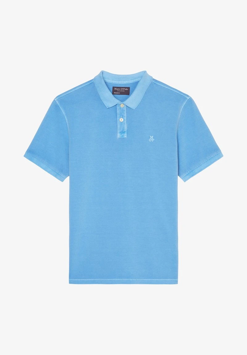Marc O'Polo KURZARM REGULAR - Poloshirt - Azure Blue 1 Marc O'Polo KURZARM REGULAR - Poloshirt - Azure Blue