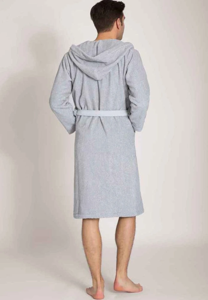 Marc O'Polo Bademantel - Grey / White 2 Marc O'Polo Bademantel - Grey / White – Bild 2