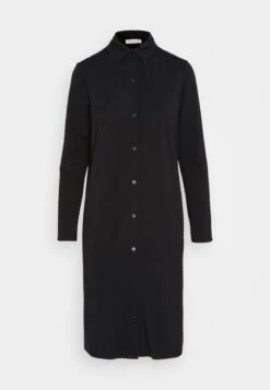 Marc O'Polo DRESS LONG SLEEVE COLLAR BUTTON PLACKET - Jerseykleid - Black 10 Marc O'Polo DRESS LONG SLEEVE COLLAR BUTTON PLACKET - Jerseykleid - Black -Mode Familie 8c41354b30bc439ba422fd3ffc6f9ee1