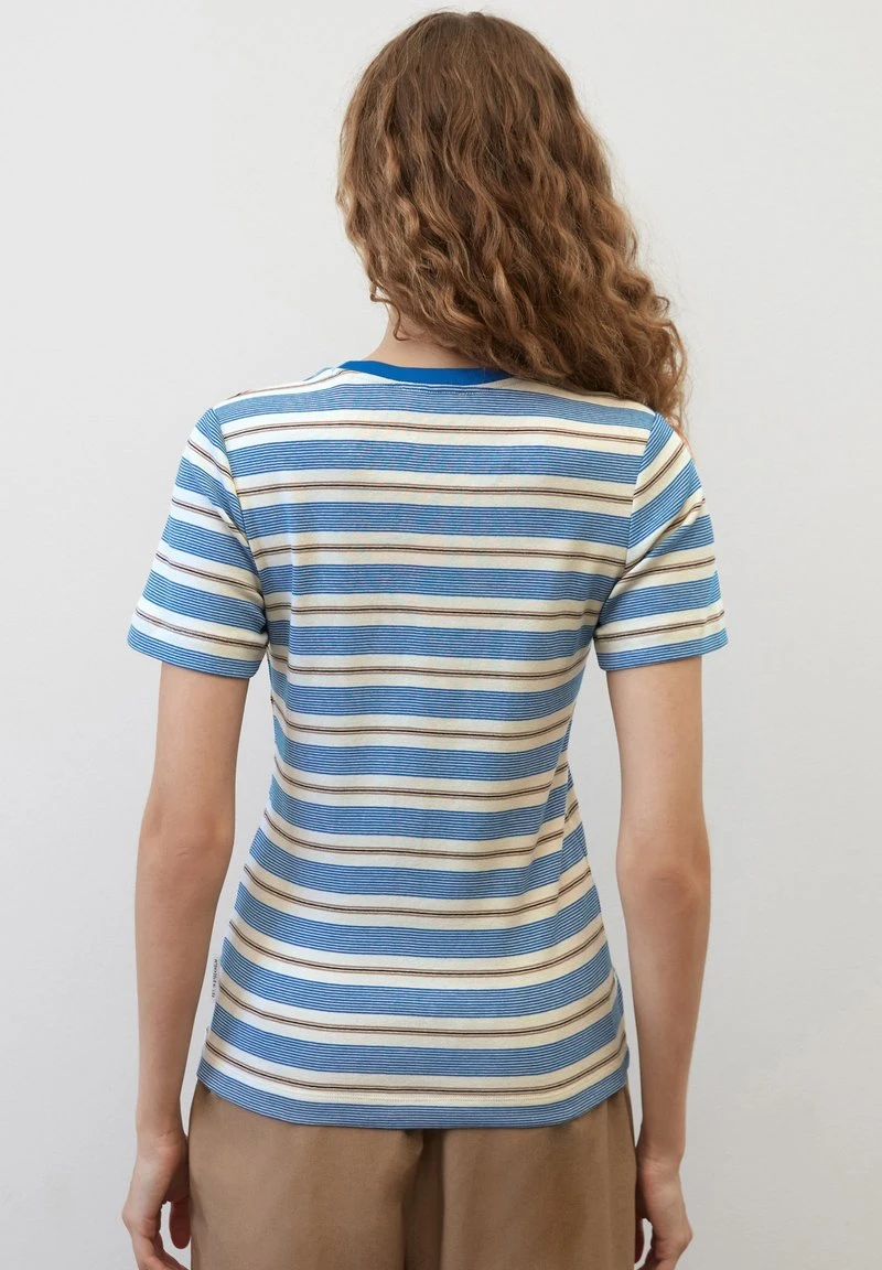 Marc O'Polo RINGEL SLIM - T-Shirt Print - Multi Chalky Sand 2 Marc O'Polo RINGEL SLIM - T-Shirt Print - Multi Chalky Sand – Bild 2