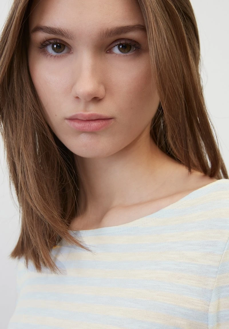 Marc O'Polo RINGEL REGULAR - Langarmshirt - Light Blue 3 Marc O'Polo RINGEL REGULAR - Langarmshirt - Light Blue – Bild 3