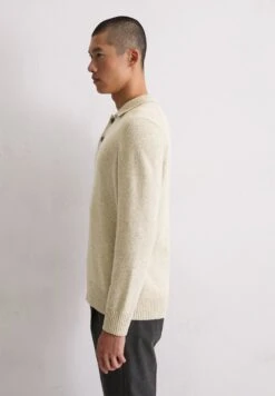 Marc O'Polo WITH BUTTONS - Long Sleeved Top - Gray Silk -Mode Familie 8d4296e088544e0fa3278d67ff9b8113