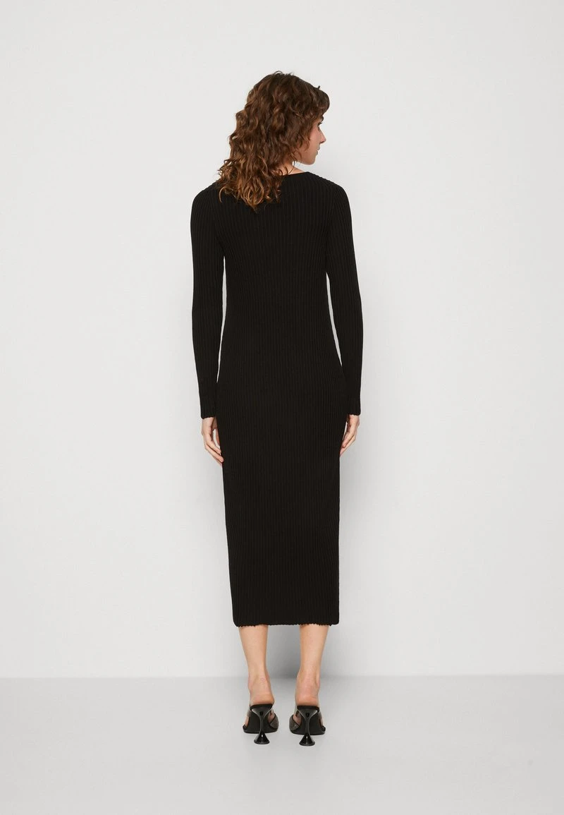 Marc O'Polo DENIM TUBE DRESS - Strickkleid - Black 3 Marc O'Polo DENIM TUBE DRESS - Strickkleid - Black – Bild 3