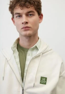Marc O'Polo Sweatjacke - White Cotton -Mode Familie 8f37a631425a4ca494b5561bc75b29f8