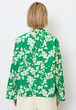 Marc O'Polo V-NECK- MIT ALLOVER-PRINT AUS PAPERTOUCH - Bluse - Green 8 Marc O'Polo V-NECK- MIT ALLOVER-PRINT AUS PAPERTOUCH - Bluse - Green -Mode Familie 8fe317ed7fe54539b8cd4bfb2ccba300