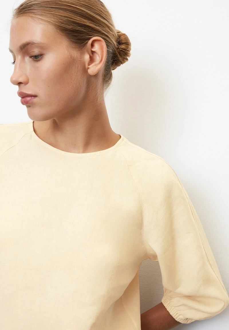 Marc O'Polo MIT PUFFÄRMELN - Bluse - Natural Sand 5 Marc O'Polo MIT PUFFÄRMELN - Bluse - Natural Sand – Bild 5