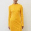 Marc O'Polo LONGSLEEVE, SMALL STAND-UP COLLAR - Strickkleid - Morning Sun