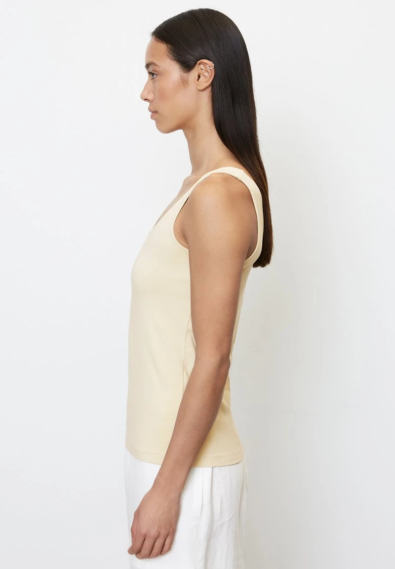 Marc O'Polo SHAPED AUS STRETCHIGEM - Top - Soft Taupe 4 Marc O'Polo SHAPED AUS STRETCHIGEM - Top - Soft Taupe – Bild 4