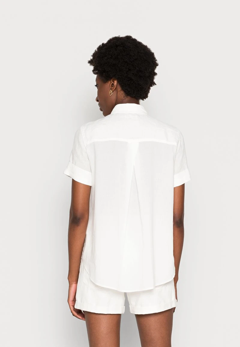 Marc O'Polo KENT COLLAR SHORT SLEEVED STYLE PATCHED - Hemdbluse - Salty White 3 Marc O'Polo KENT COLLAR SHORT SLEEVED STYLE PATCHED - Hemdbluse - Salty White – Bild 3