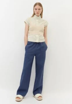 Marc O'Polo MID RISE - Stoffhose - Noble Blue -Mode Familie 9452f0f9a278489fa3903c113cbcfb12 1