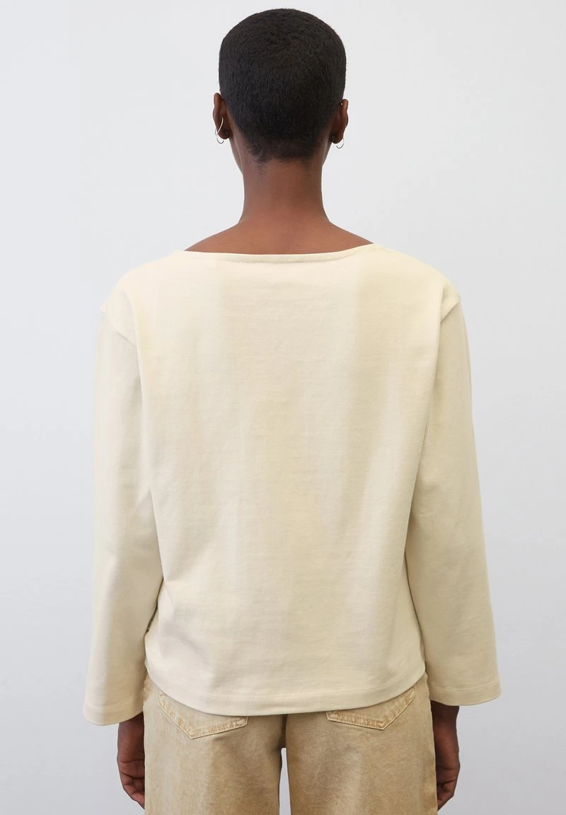 Marc O'Polo Langarmshirt - Chalky Sand 1 Marc O'Polo Langarmshirt - Chalky Sand