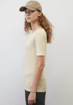 Marc O'Polo U BOOT - T-Shirt Basic - Chalky Sand -Mode Familie 955562e07b8f47788f6eee7e5c55b374