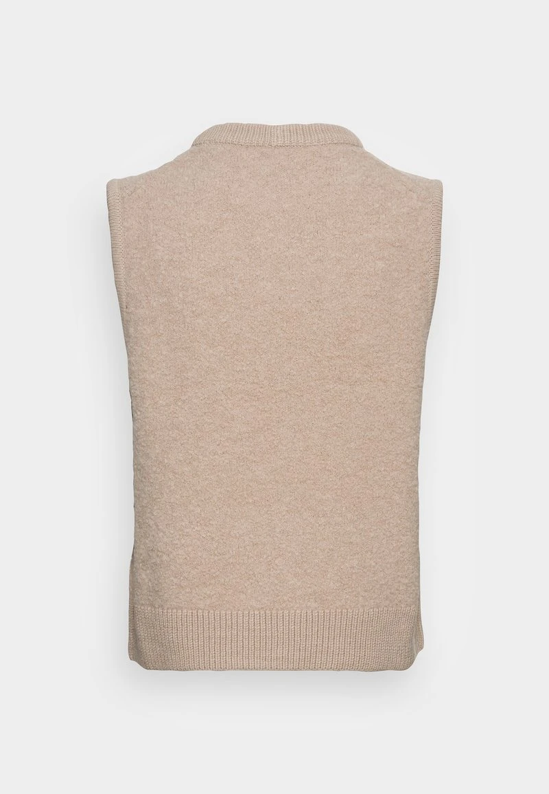 Marc O'Polo SLEEVELESS ROUND NECK - Strickpullover - Frosty Sand Melange 2 Marc O'Polo SLEEVELESS ROUND NECK - Strickpullover - Frosty Sand Melange – Bild 2