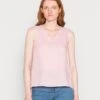 Marc O'Polo BLOUSE SLEEVELESS BACKSIDE PLEAT - Bluse - Breezy Pink