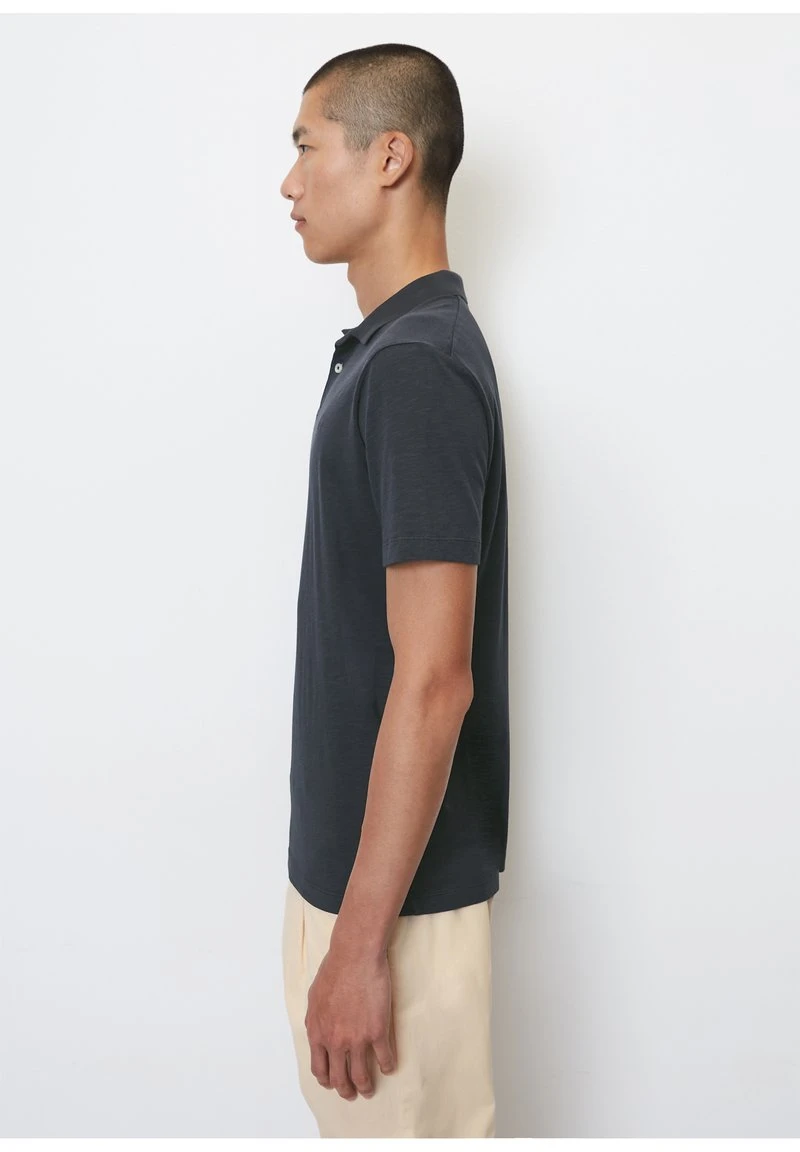 Marc O'Polo KURZARM-SHAPED IN SOFTER SLUB-QUALI - Poloshirt - Dark Navy 5 Marc O'Polo KURZARM-SHAPED IN SOFTER SLUB-QUALI - Poloshirt - Dark Navy – Bild 5