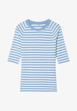 Marc O'Polo DENIM RAGLAN-STREIFEN- REGULAR AUS - Langarmshirt - Multi Soft Sky Blue -Mode Familie 9774849e701e41db867c956e94dc21ef