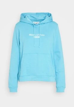 Marc O'Polo DENIM LONGSLEEVE HOODED CHEST EMBROIDERY - Sweatshirt - Scandinavian White -Mode Familie 9798d2a898214c8d904d1726843dcbd7