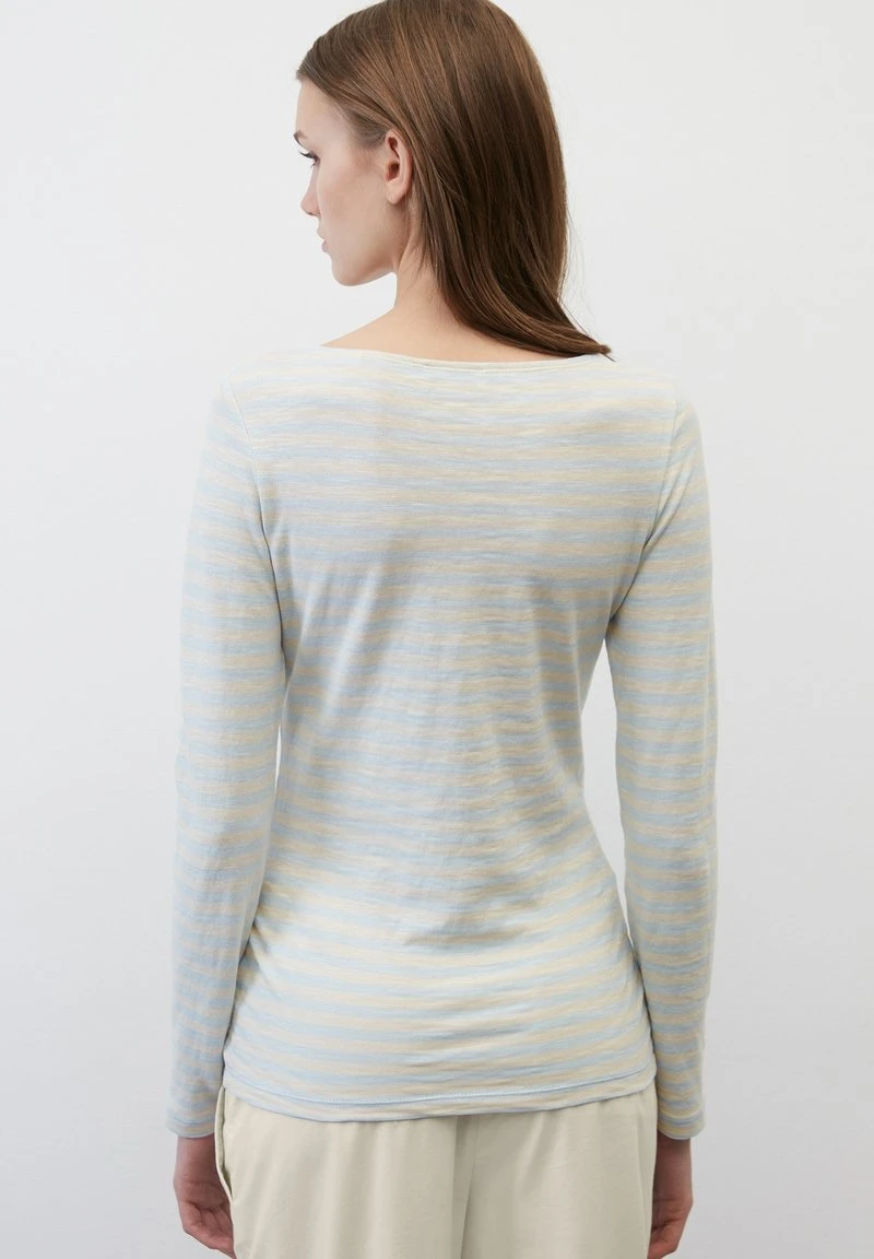 Marc O'Polo RINGEL REGULAR - Langarmshirt - Light Blue 2 Marc O'Polo RINGEL REGULAR - Langarmshirt - Light Blue – Bild 2