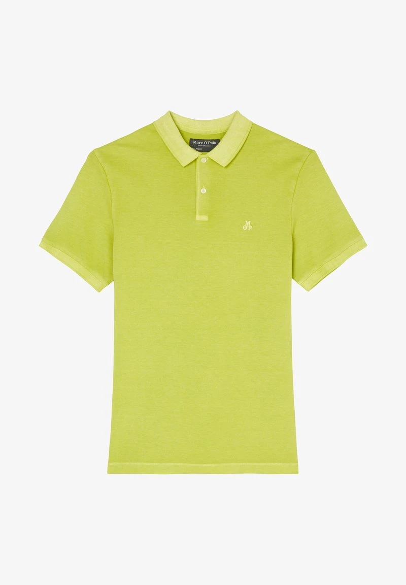 Marc O'Polo SHORT SLEEVE COLLAR AND CUFFS SLITS AT HEM EMB - Poloshirt - Acid Green 2 Marc O'Polo SHORT SLEEVE COLLAR AND CUFFS SLITS AT HEM EMB - Poloshirt - Acid Green – Bild 2