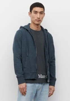Marc O'Polo ARTWORK - Sweatjacke - Dark Navy