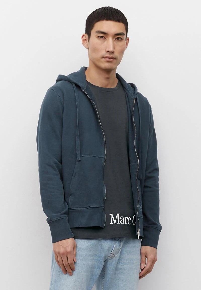 Marc O'Polo ARTWORK - Sweatjacke - Dark Navy 1 Marc O'Polo ARTWORK - Sweatjacke - Dark Navy