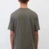 Marc O'Polo SHORT SLEEVE - T-Shirt Print - Gray Pinstripe