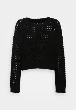Marc O'Polo LONGSLEEVE CROPPED NET STRUCTURE - Strickpullover - Black 9 Marc O'Polo LONGSLEEVE CROPPED NET STRUCTURE - Strickpullover - Black -Mode Familie 9a974a22976b4152ab1ad2b4ca32c411 1