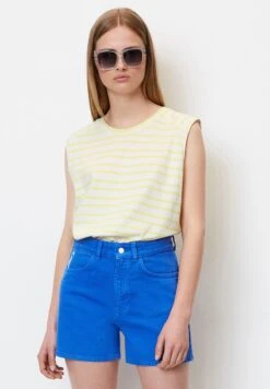Marc O'Polo DENIM ÄRMELLOSES STREIFEN LOOSE - T-Shirt Print - Multi Buttercup