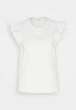 Marc O'Polo DENIM SLEEVELESS RUFFLES AT ARMHOLE - T-Shirt Print - Egg White 10 Marc O'Polo DENIM SLEEVELESS RUFFLES AT ARMHOLE - T-Shirt Print - Egg White -Mode Familie 9baf192011ea4cea817724ab910f3694