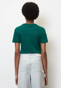 Marc O'Polo DENIM RUNDHALS MIT STRUKTUR AUS - T-Shirt Basic - Green 8 Marc O'Polo DENIM RUNDHALS MIT STRUKTUR AUS - T-Shirt Basic - Green -Mode Familie 9e03c48c5cd6467385a22a53451e256c