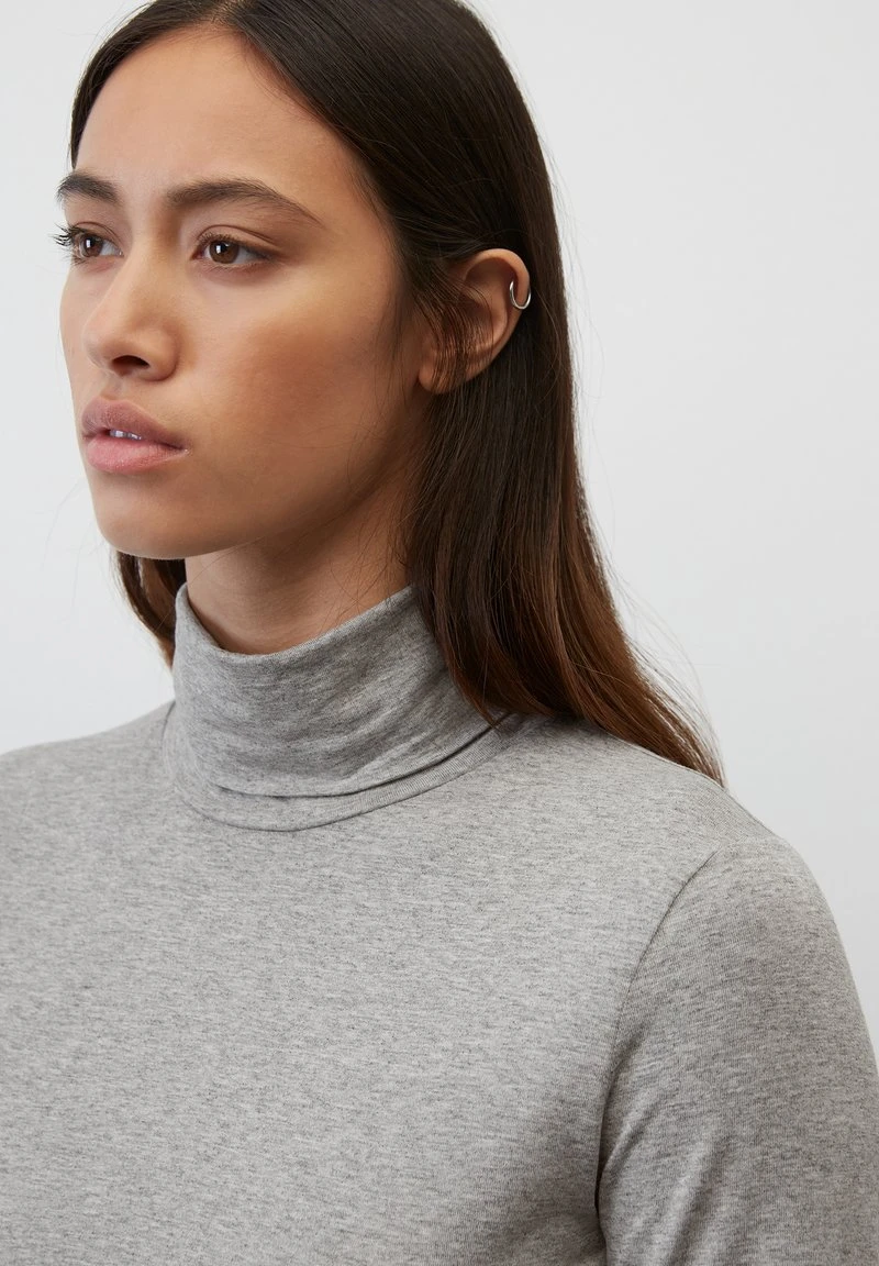Marc O'Polo LONG SLEEVE TURTLE NECK - Langarmshirt - Shaded Grey/melange 4 Marc O'Polo LONG SLEEVE TURTLE NECK - Langarmshirt - Shaded Grey/melange – Bild 4