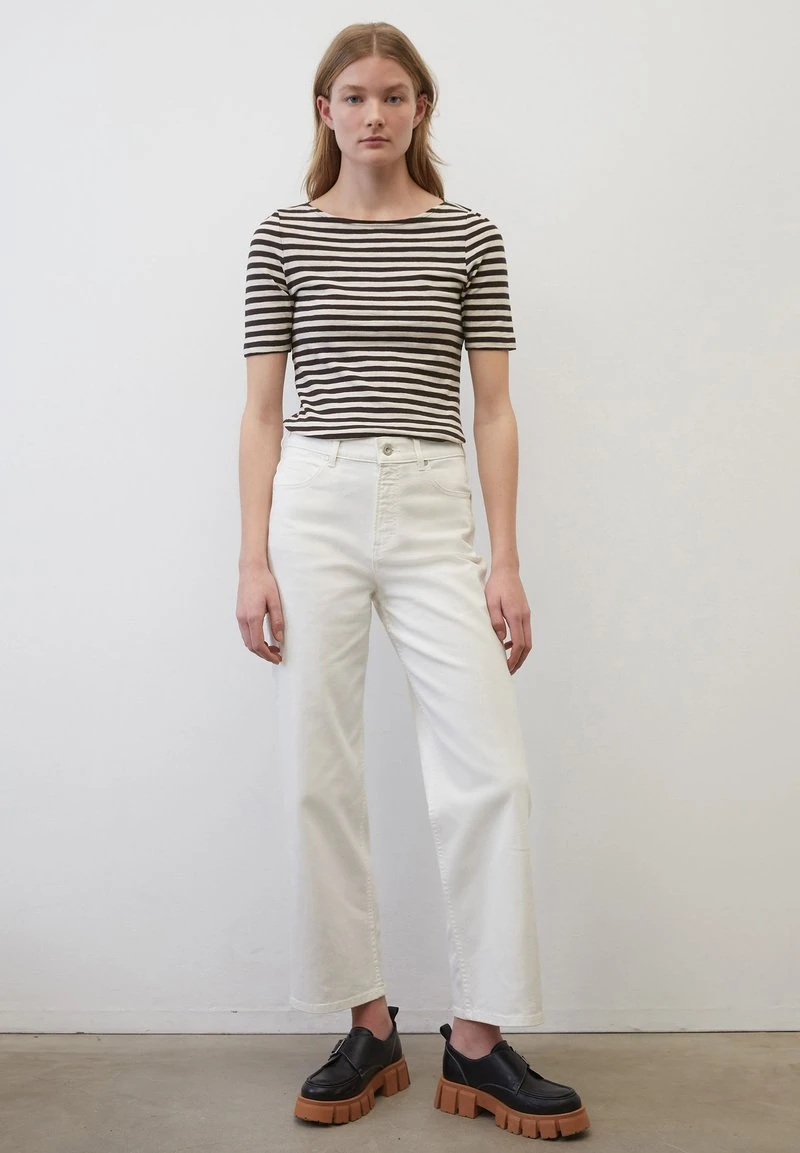 Marc O'Polo GESTREIFTES AUS - T-Shirt Print - Dark Brown 5 Marc O'Polo GESTREIFTES AUS - T-Shirt Print - Dark Brown – Bild 5