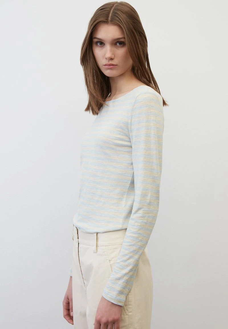 Marc O'Polo RINGEL REGULAR - Langarmshirt - Light Blue 4 Marc O'Polo RINGEL REGULAR - Langarmshirt - Light Blue – Bild 4