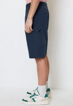 Marc O'Polo DENIM IM WORKWEAR-STIL - Jeans Shorts - Navy Teal -Mode Familie a15757ee6eaa46a4a10d6a7ba95bc41b