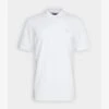 Marc O'Polo SHORT SLEEVE BUTTON PLACKET SLITS AT HEM - Poloshirt - White