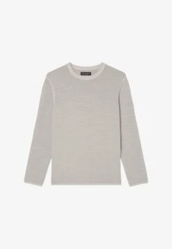 Marc O'Polo RUNDHALS-REGULAR - Strickpullover - Silver Gray Melange