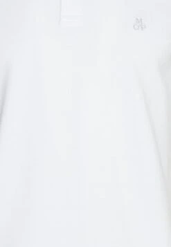 Marc O'Polo SHORT SLEEVE BUTTON PLACKET SLITS AT HEM - Poloshirt - White 8 Marc O'Polo SHORT SLEEVE BUTTON PLACKET SLITS AT HEM - Poloshirt - White -Mode Familie a49d3a64fd4b4cc59f3b9ea151a43c37
