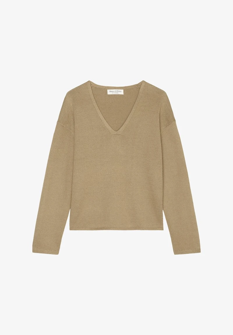Marc O'Polo V-NECK - Strickpullover - Dusty Earth 6 Marc O'Polo V-NECK - Strickpullover - Dusty Earth – Bild 6