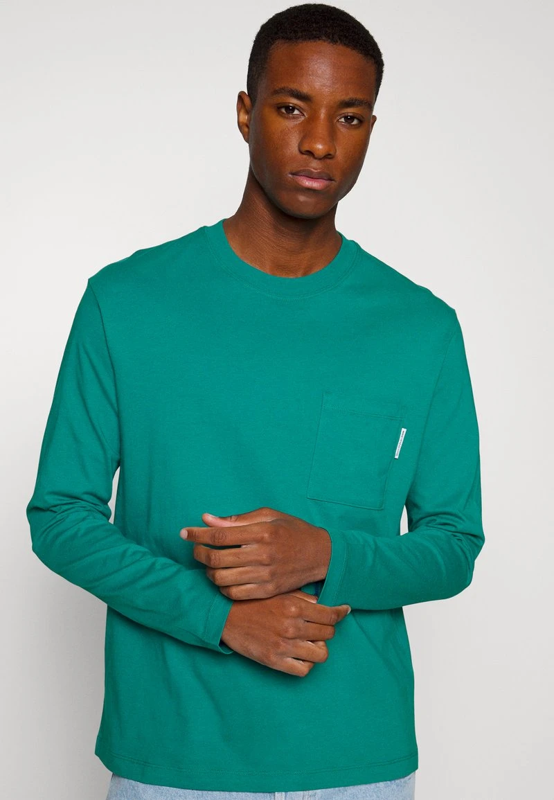 Marc O'Polo DENIM CHEST POCKET - Langarmshirt - Moonstone Teal 4 Marc O'Polo DENIM CHEST POCKET - Langarmshirt - Moonstone Teal – Bild 4