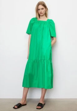 Marc O'Polo BOHEMIAN MIDI STYLE, GATHERINGS, CARREE NECKLINE - Freizeitkleid - Vivid Green -Mode Familie a541852f8a964a0b9830c08170fecff1