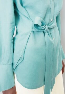 Marc O'Polo OVERSIZE - Hemdbluse - Sea Blue -Mode Familie a552a61f622740b4acb793ce19951b01