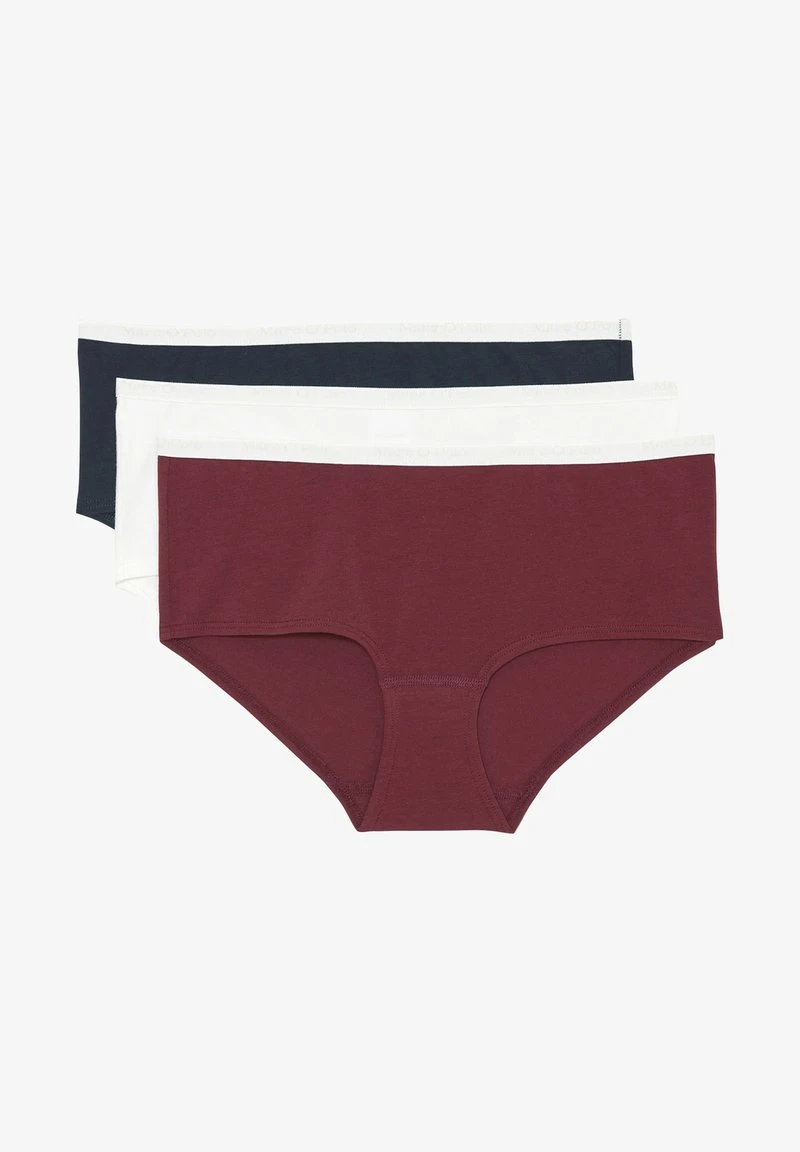 Marc O'Polo PANTY 3 PACK - Panties - Bordeaux 1 Marc O'Polo PANTY 3 PACK - Panties - Bordeaux