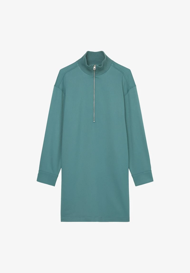 Marc O'Polo ZIP-UP NECKLINE STRAIGHT FIT LONG SLEEVE - Freizeitkleid - Black 5 Marc O'Polo ZIP-UP NECKLINE STRAIGHT FIT LONG SLEEVE - Freizeitkleid - Black – Bild 5