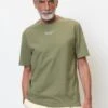 Marc O'Polo REGULAR AUS SOFTER - T-Shirt Basic - Olive