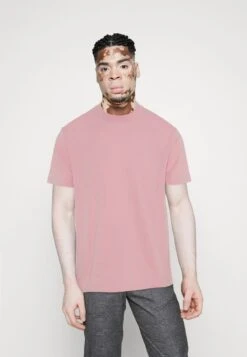 Marc O'Polo DENIM SHORT SLEEVE RELAXED FIT - T-Shirt Basic - Matte Rose