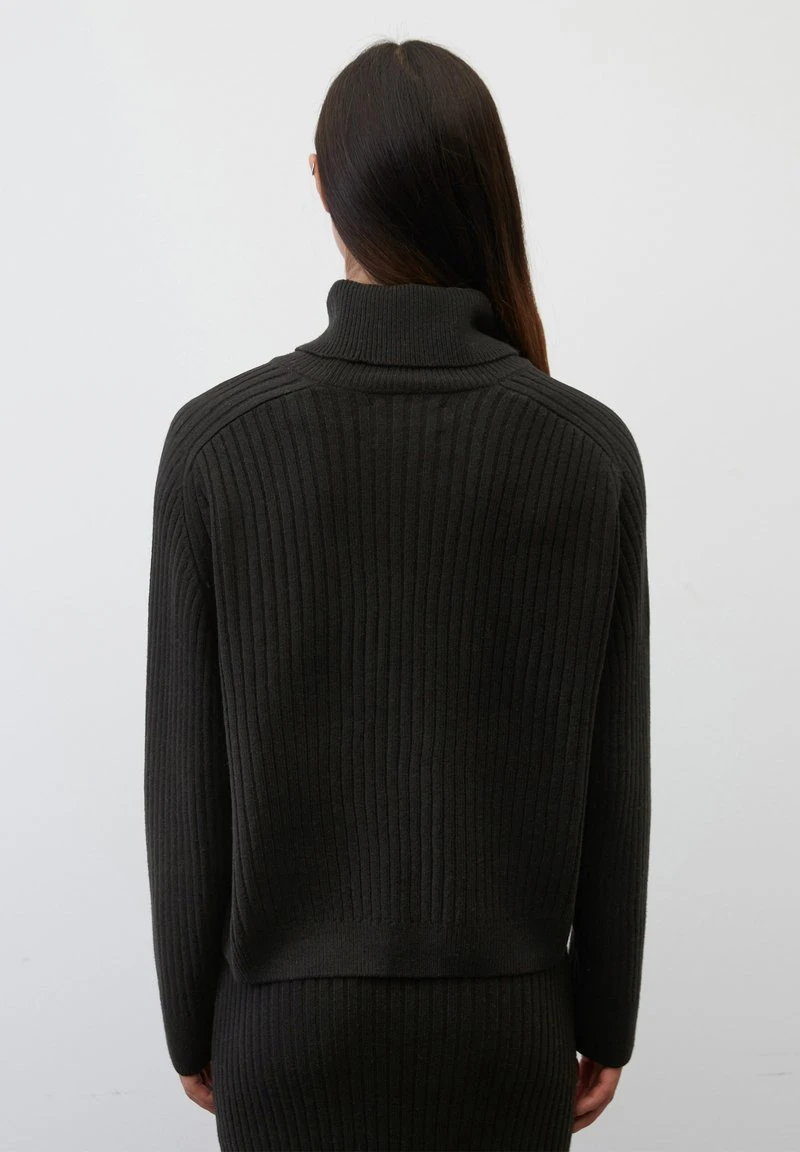 Marc O'Polo LONGSLEEVE TURTLE NECK - Strickpullover - Black 2 Marc O'Polo LONGSLEEVE TURTLE NECK - Strickpullover - Black – Bild 2