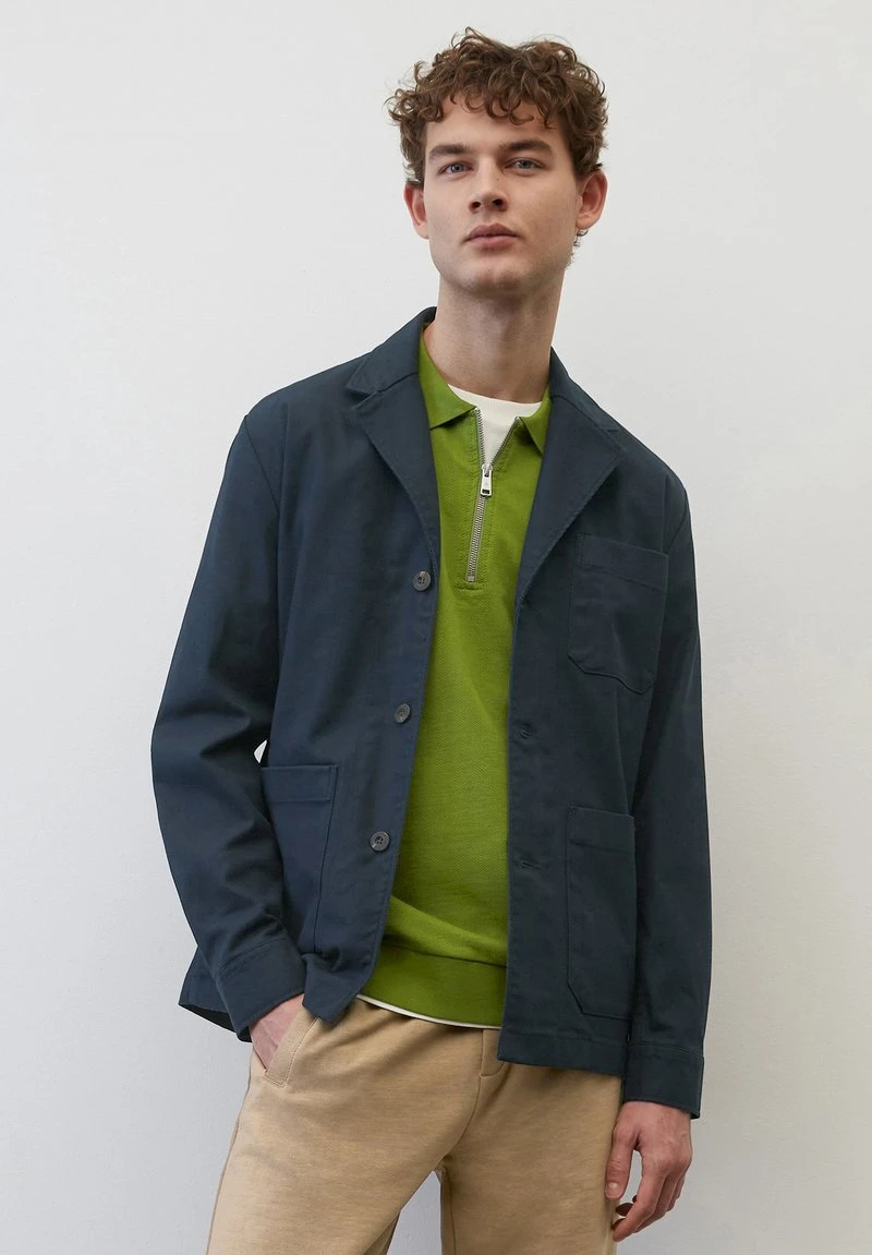 Marc O'Polo IN ROBUSTEM HIGH-GRADE-TWILL-STRETCH - Sakko - Dark Navy 1 Marc O'Polo IN ROBUSTEM HIGH-GRADE-TWILL-STRETCH - Sakko - Dark Navy