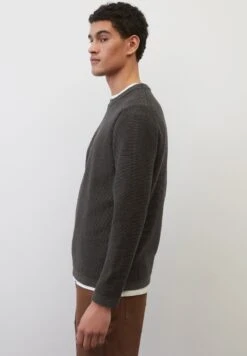 Marc O'Polo RUNDHALS REGULAR - Strickpullover - Black -Mode Familie ab28c6c5e56c423abb9078501b37f9d9