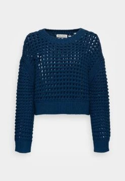 Marc O'Polo LONGSLEEVE CROPPED NET STRUCTURE - Strickpullover - Black 10 Marc O'Polo LONGSLEEVE CROPPED NET STRUCTURE - Strickpullover - Black -Mode Familie afcbd2fb113a4d708e978d9d76294d35